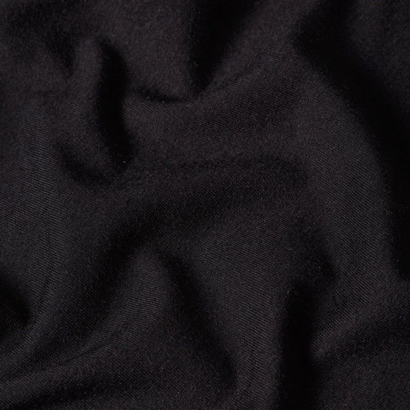 Mock - Slim T-shirt - Zwart - Dames