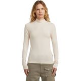 Mock - Slim T-shirt - Wit - Dames