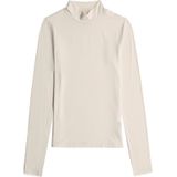 Mock - Slim T-shirt - Wit - Dames