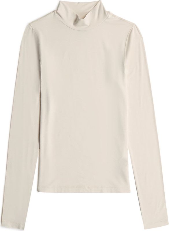 Mock - Slim T-shirt - Wit - Dames