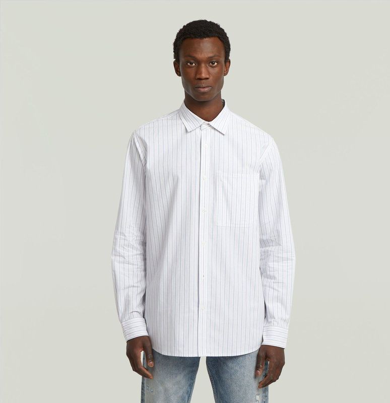Overhemd - Meerkleurig - One Pocket Regular Shirt - Heren