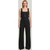 High Waist - Jumpsuit - Zwart - Dames