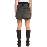 Carter - Double Waistband Mini Skirt - Midden Blauw - Dames