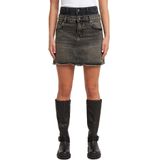 Carter - Double Waistband Mini Skirt - Midden Blauw - Dames