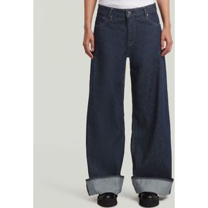 Roxx - Wide Jeans - Donkerblauw - Dames - Loose Fit - Low Waist