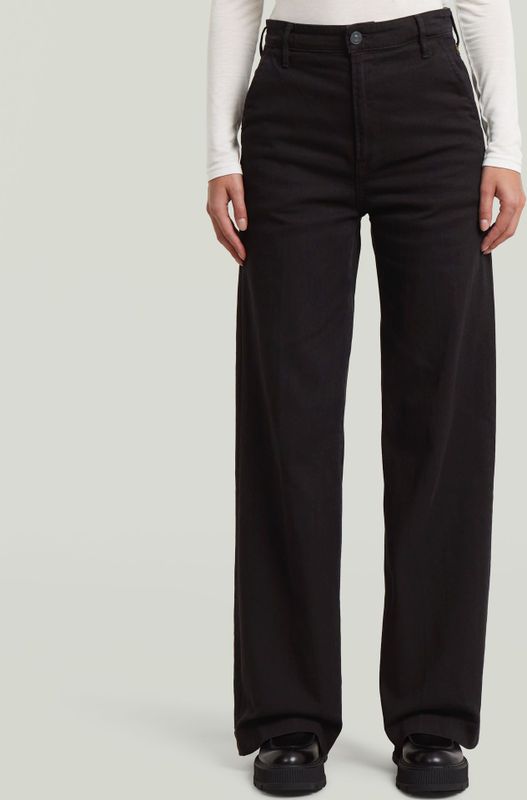 Deck - 2.0 High Loose - Chino - Zwart - Dames