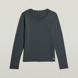 T-shirt - Donkerblauw - Front Seam - Dames