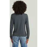 T-shirt - Donkerblauw - Front Seam - Dames