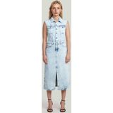 Sleeveless - Jurk - Dames - Relaxed Fit - Katoen - Lange Jurk