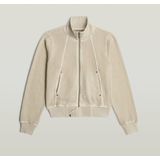 Track - Overdyed Slim - Sweaterjack - Beige