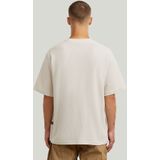 Structured - Chest Logo T-shirt - Wit - Heren