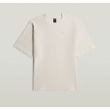 Structured - Chest Logo T-shirt - Wit - Heren