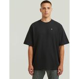 Structured - T-shirt - Zwart - Heren