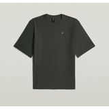 Structured Chest Logo T-shirt - Grijs - Heren