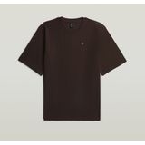 Structured - Chest Logo T-shirt - Bruin - Heren