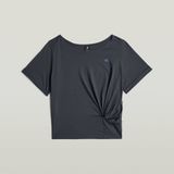 Knot - T-Shirt - Wit - Dames - Katoen - Knoopdetail