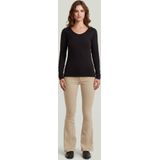 3301 Flare Chino - Beige - Dames