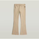 3301 Flare Chino - Beige - Dames
