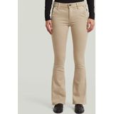 3301 Flare Chino - Beige - Dames