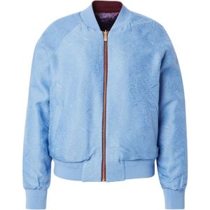 Scotch & Soda Omkeerbare bedrukte bomber voor dames, Blue Mountain Paisley Lake Blue 402, L