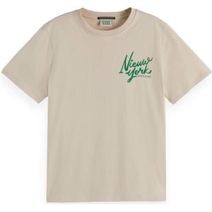 Scotch & Soda - Artwork - T-shirt - Dames - Korte Mouwen - Normale Pasvorm