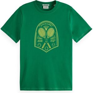 T-shirt - Afbeelding op de Borst - Korte Mouwen - Rechte Pasvorm