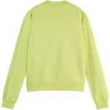 Scotch & Soda - Chest Artwork - Sweatshirt - Tennisbal Geel - Regular