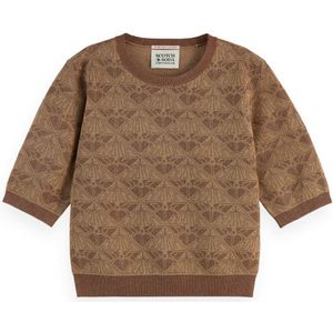 Scotch & Soda - Monogram Cropped - Trui