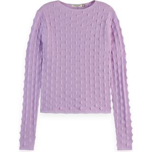 Scotch & Soda - Dames Pullover - Paars - 65% Viscose, 35% Nylon