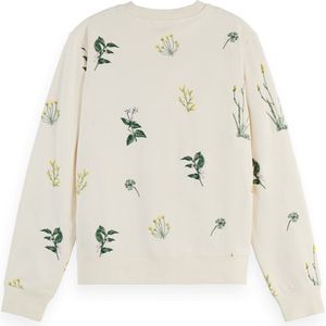 Scotch & Soda - Geborduurd Sweatshirt - Zacht IJs - Dames