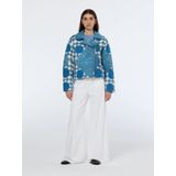 Scotch & Soda - The Wave Wide Leg - Jeans - Gewassen Wit - Taille 31/Lengte 34