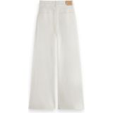 Scotch & Soda - The Wave Wide Leg - Jeans - Gewassen Wit - Taille 31/Lengte 34