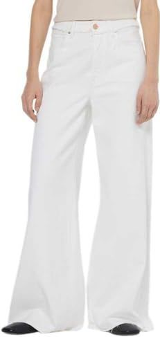 Scotch & Soda - The Wave Wide Leg - Jeans - Gewassen Wit - Taille 31/Lengte 34