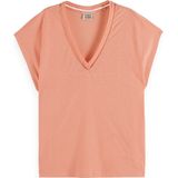 Scotch & Soda - U9A00648T - T-shirt - Wit - Katoen