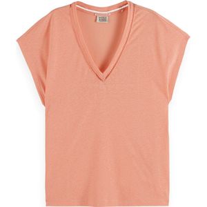 Scotch & Soda - U9A00648T - T-shirt - Wit - Katoen