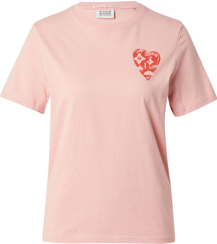 Scotch & Soda - Art Work - T-shirt - Zwart - Katoen