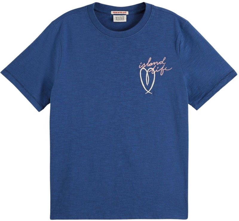 Scotch & Soda - U9A00652T - T-shirt - Wit - Katoen