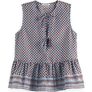 SCOTCH & SODA - U9A00702T - T-shirt - Wit - Katoen