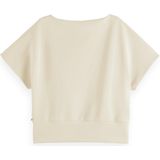 Scotch & Soda - U9e00660t - Sweatshirt - Groen - Tencel - Korte Mouw