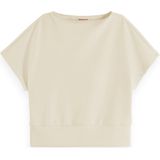 Scotch & Soda - U9e00660t - Sweatshirt - Groen - Tencel - Korte Mouw