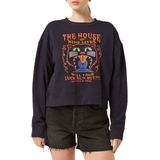 SCOTCH & SODA - Rhinestone - Sweatshirt - Grijs - Katoen