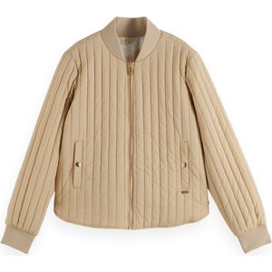 Scotch & Soda Jasje Bruin - Reversible Quilted Bomber