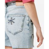 Scotch & Soda - Korte Jeans - Dames - Blauw - Katoen/Elastaan