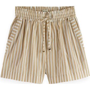 SCOTCH & SODA - Lurex High Waist Pants - Pantalon - Zwart - Lurex