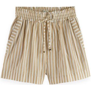 SCOTCH & SODA - Lurex High Waist Pants - Pantalon - Zwart - Lurex