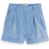 Scotch & Soda - Ufj00688n - Hoge Taille Broek - Dameskleding - Geprint - Linnen