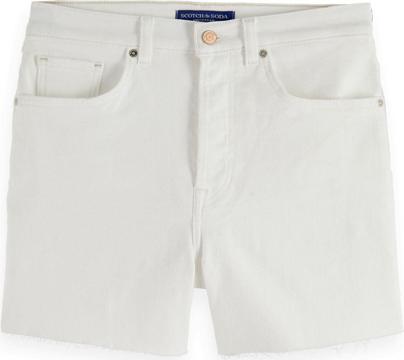 Scotch & Soda - The Ray Cut Off - Korte Jeans - Blauw - Denim