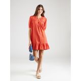 Scotch & Soda - House Of Mirrors Pink 638 - Jurk - Roze - Korte Mouwen