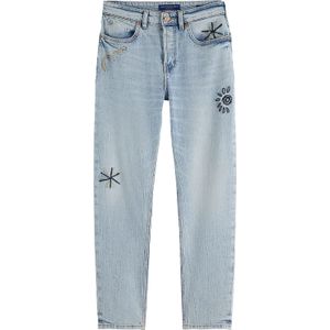 Scotch & Soda - Boyfriend Jeans - Lichtblauw - Denim