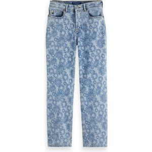 Scotch & Soda - Damesjeans - Lichtblauw - Regular Waist - Straight Leg